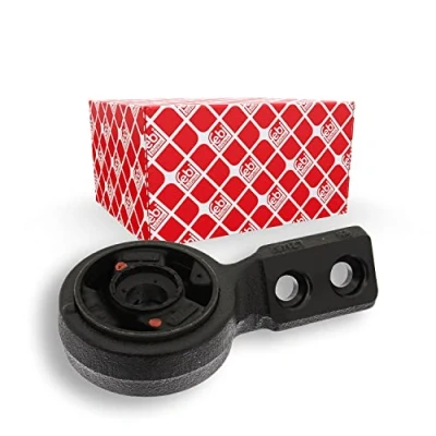 Abbildung von FEBI BILSTEIN 21468 Querlenkerlager mit Halter Vorderachse unten, links Gummi BMW: 3 Limousine, Cabrio, Touring
