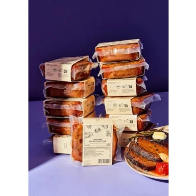 Abbildung von KoRo Veganes Bio Seitan Steak Mediterrane Art 12 x 250 g