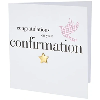 Abbildung von Claire Giles Toast Konfirmation Girl Karte