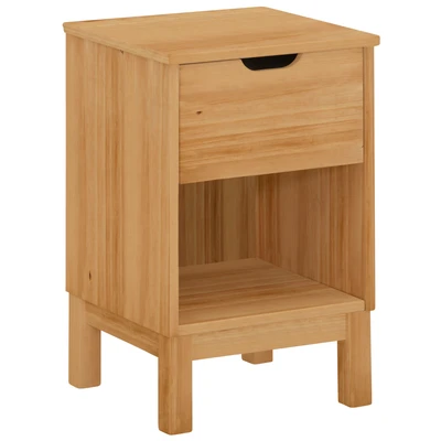Abbildung von Home affaire Nachtkonsole &quot;Post&quot;, massives Kiefernholz, Stauraummöglichkeit durch Schublade, Breite 38cm