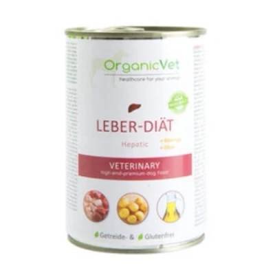 Abbildung von Organicvet Hund Nassnahrung Leber Diät 400 g