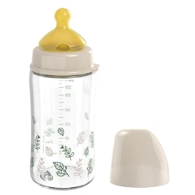 Abbildung von Cherry green Flasche 240 ml braun Glas