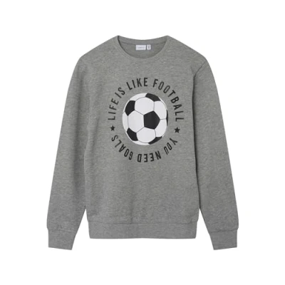 Abbildung von Name it Sweatshirt für Kinder, Größe: 134/140, Grey melange
