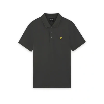 Abbildung von Lyle &amp; Scott Plain Poloshirt, Herren, Größe: Large, Gunmetal