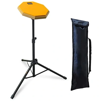 Abbildung von keepdrum DPOR8 Übungspad Practice Pad Orange 8 Zoll + Stativ