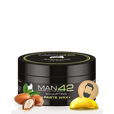 Abbildung von MAN42 Haar Skulpting Paste Wax, Männer Haarwachs modellier Paste, 100ml