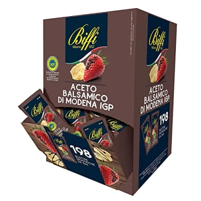 Abbildung von Biffi Aceto Balsamico di Modena Essig Balsamessig aus IGP 198 Einzeldosis Beutel mit 5ml