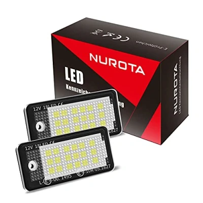 Abbildung von NUROTA Kennzeichenbeleuchtung LED passend für A3 8P, A4 B6 B7, A6 4F, A5 Cabrio, Q7