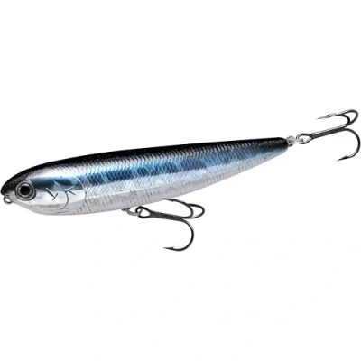 Abbildung von Lucky Craft Sammy 100 Aurora Black 10cm (13.6g) Oberflächenköder