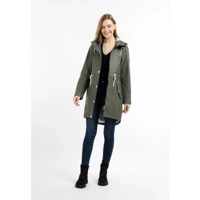 Abbildung von DREIMASTER maritim Damen Regenmantel XL / Olive 100% Polyester