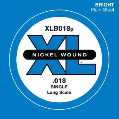 Abbildung von D&#039;Addario XLB018P Einzelsaite Bass Plain Steel 018