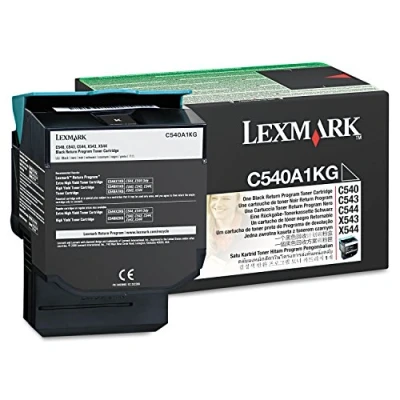 Abbildung von Lexmark C540A1KG schwarz toner 1.000 seiten original