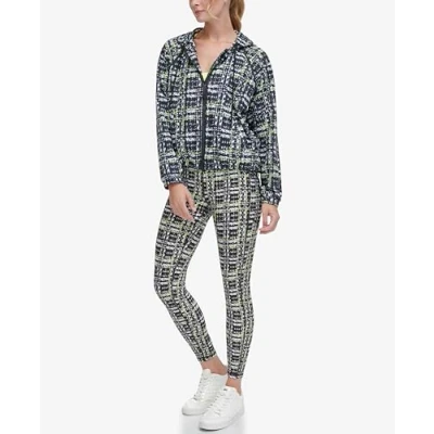 Abbildung von DKNY Damen Printed Windbreaker, Zest Boucle Plaid, XS EU