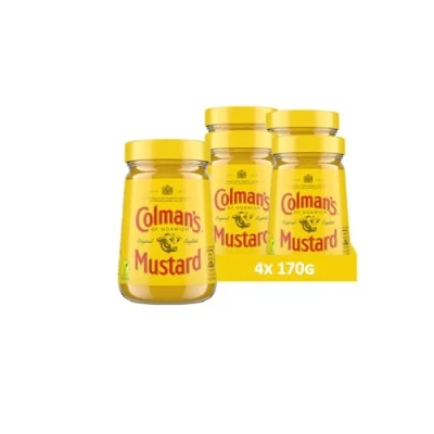 Abbildung von Colman&#039;s Original englischer Senf, English Mustard fein gemahlen (4 Stück x 170g))