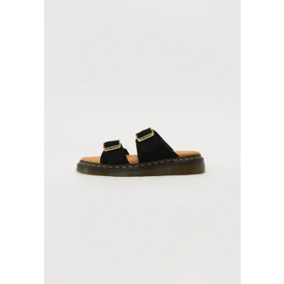 Abbildung von Dr. Martens Josef Unisex Hausschuh black, Größe: 38, Black Veloursleder