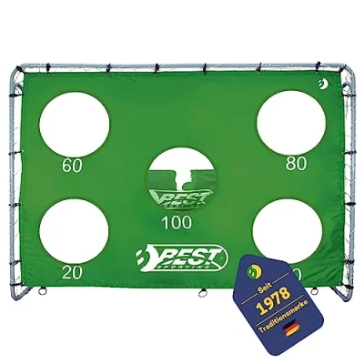 Abbildung von Fußballtor 240 x 170 Tor mit Torwand 5 Schussloecher gruen CC_240_982