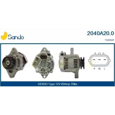 Abbildung von CASCO CAL10405AS Lichtmaschine 12V 90A TOYOTA: Yaris II Schrägheck