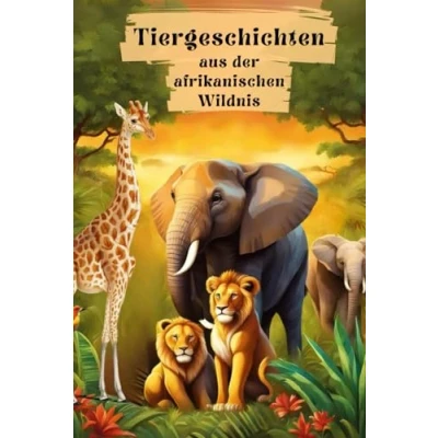 Abbildung von Tiergeschichten aus der afrikanischen Wildnis: Gute Nacht Geschichten zum Vorlesen für Kinder