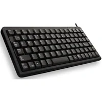 Abbildung von CHERRY G84 4100, Ultra Flache Kompakttastatur, USB Anschluss, EU Layout (QWERTY), Windows Taste, Platzsparend &amp; Leicht, 20 Mio. Anschläge, Schwarz
