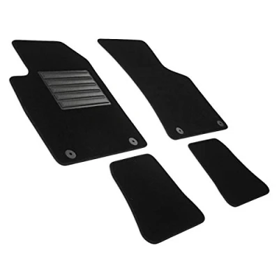 Abbildung von MDM SP 263 Fußmatten Velours Autoteppich passend für Audi TT (8N) 1998&gt;2006, black