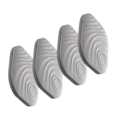 Abbildung von Nutale Findthing Schlüsselfinder Grau 4PCS Schlüssel Finden mit App Bluetooth, iOS und Android Community Suchfunktion, Item Tracker Support Wallet Tracker, Gute Idee für Ihre verlorenen Gegenstände