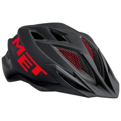 Abbildung von MET Kinder Crackerjack Helmet, Black/Red, One Size