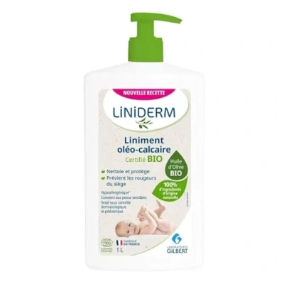 Abbildung von Gilbert Liniderm Oleo Calcaire Bio Liniment Pumpflasche 1 L