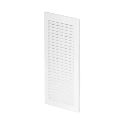 Abbildung von Awenta 150x310 mm Weiße Lüftungsabdeckung flache, quadratische Lüftungsschlitze Integrierter Insektenschutz HVAC lüftungsgitter Lüftungsöffnungen für Badezimmer, Heimbüro, klimaanlage abdeckung