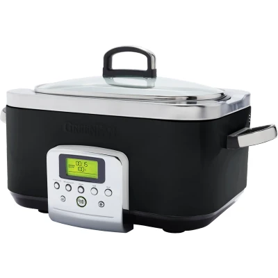 Abbildung von GreenPan Elite Slowcooker Schwarz 6 Liter