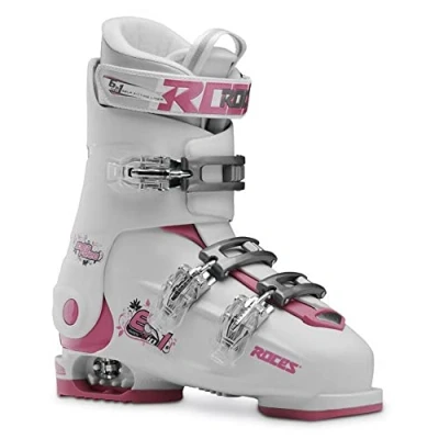 Abbildung von Roces Kinder Idea Up størrelse EU 36 40 Kinderskischuh verstellbar, white deeppink,