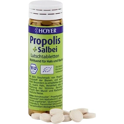 Abbildung von Hoyer Propolis &amp; Salbei Lutschtabletten
