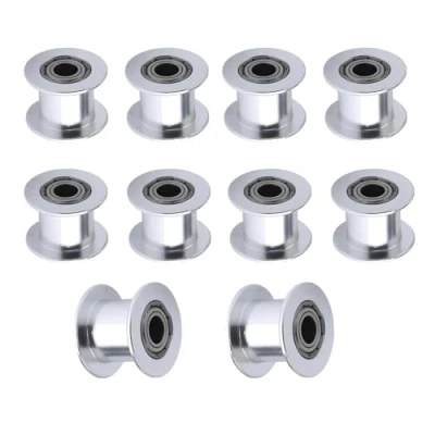 Abbildung von BZ 3D GT2 Umlenkrolle,GT2 Idler Pulley 20 Zahnlos Bohrung 5mm Breite 10mm Zahnriemenscheibe Toothless für Drucker 9mm/10mm Zahnriemen.(10 Stück)