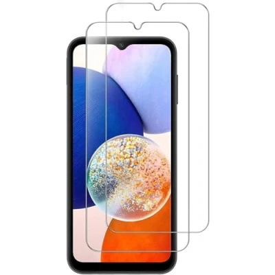 Abbildung von Cracksin Panzerfolie kompatibel mit Xiaomi Redmi 12C / 10C [2 Stück] Displayschutzfolie,Schutzfolie [kein Glas] 100% Fingerabdrucksensor Nano Glas 9H