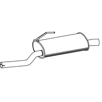 Abbildung von VEGAZ HOS 231 Endschalldämpfer hinten HONDA: Accord 7 Tourer