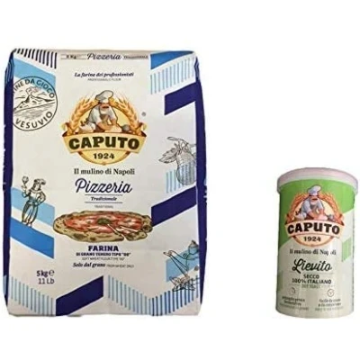 Abbildung von Mehl Pizzeria Caputo Kg. 5 + 100 g Trockenhefe Mulino Biete 3 Kits an