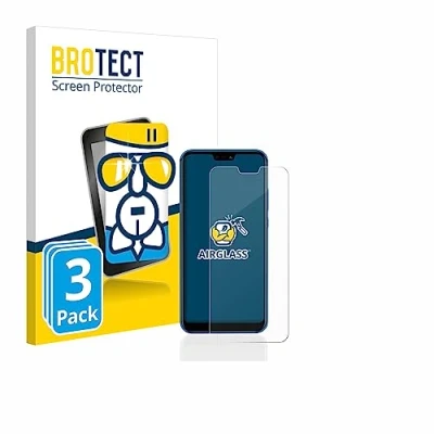 Abbildung von BROTECT Schutzglas für Huawei P20 lite 2018 (3 Stück) Schutzfolie Panzer Folie Glas [Extrem Kratzfest 9H, Anti Fingerprint, Ultra Transparent]