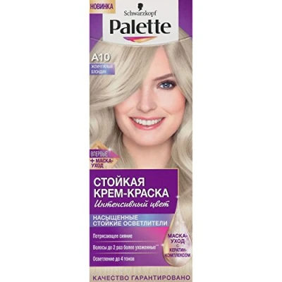Abbildung von Palette Intensive Color Creme A10 Ultra Ash Blond by