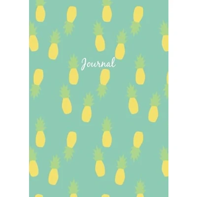 Abbildung von Dot Grid Journal A4 Notizbuch: Blanko Heft Für Bullet Journaling Dotted Notebook 110 Punktraster Seiten Softcover Ananas