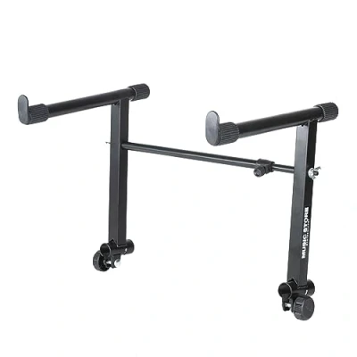 Abbildung von MUSIC STORE Keyboardständer, (KB 50 Keyboardständer Aufsatz Schwarz 29cm Höhe 65cm Breite Zubehör für Stative Tasteninstrumente, Zubehör), KB 50, Aufsatz,