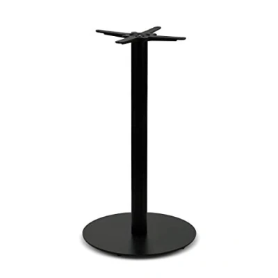 Abbildung von Dublino Stehtischgestell Tischbein Schwarz Premium PJ7586/110 Metall Stehtisch H 108 cm 20 kg Bodenplatte Ø 56 max. Tischplattengröße 55x55 / 80