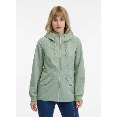 Abbildung von Ragwear Dowey Regenjacke / wasserabweisende Jacke, Damen, Größe: Large, Dusty green