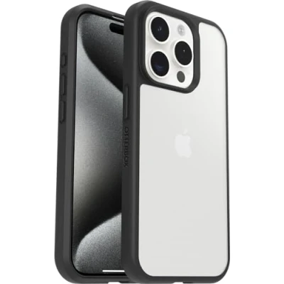 Abbildung von Otterbox React Apple iPhone 15 Pro Backcover Transparent/Schwarz