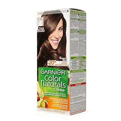 Abbildung von Garnier, Color Naturals Creme Haarfärbecreme 5.12, Dunkelbraun, 1 stück