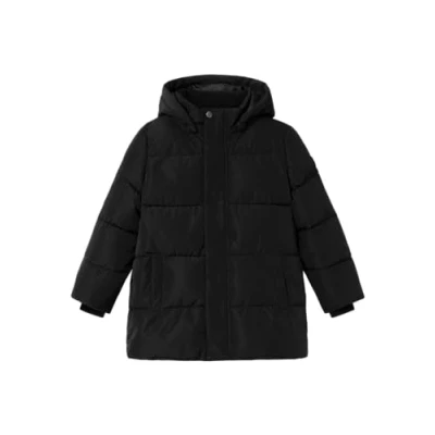 Abbildung von Name it Wattierte Winterjacke für Kinder, Größe: 146, Black