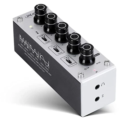 Abbildung von InLine 99204I AmpEQ mobile, Hi Res AUDIO Kopfhörer Verstärker und Equalizer, 3,5mm Klinke, mit Akku