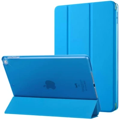 Abbildung von Schutzhülle für Apple iPad Pro 9.7 (2016) Generation magnetischer Smart Stand Auto Wake/Sleep passend Modellnummern A1673/A1674/A1675 (Aqua)