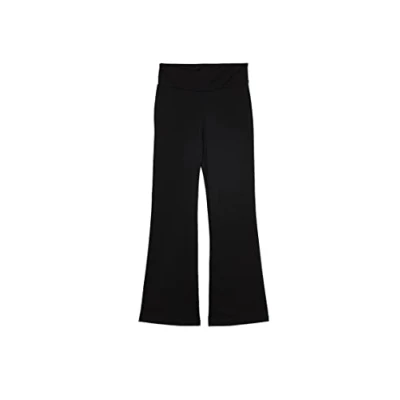 Abbildung von Defacto WIDE LEG Stoffhose, Damen, Größe: Small, Black