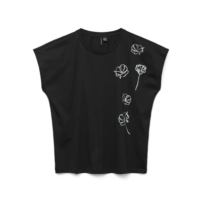 Abbildung von Vero Moda Kurzarmshirt VMSIA AVA SS TOP BOX JRS GA