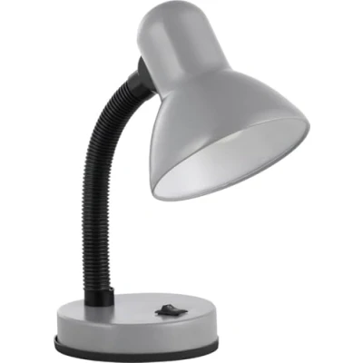 Abbildung von Eglo 90977 Büroleuchte BASIC 1 silber, E27 max. 1X40W