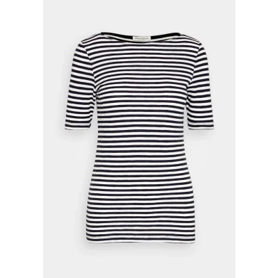 Abbildung von Marc O&#039;Polo Short Sleeve BOAT NECK Tshirt print, Damen, Größe: XXS, Multi/night sky